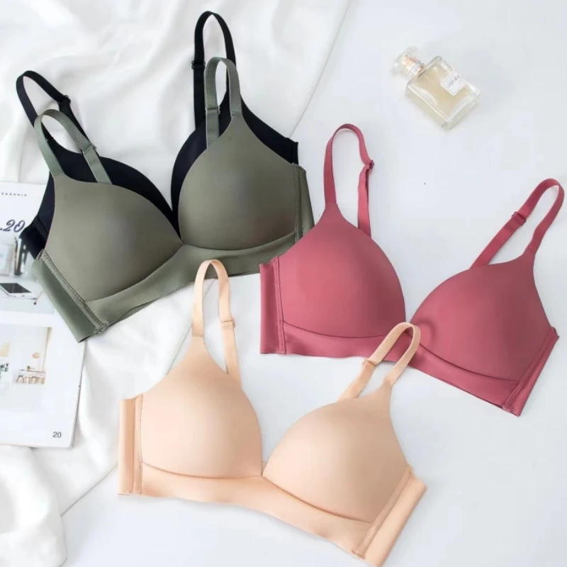 Bralette Wireless Soft - Бесшовный бюстгальтер-пуш-ап в японском стиле для