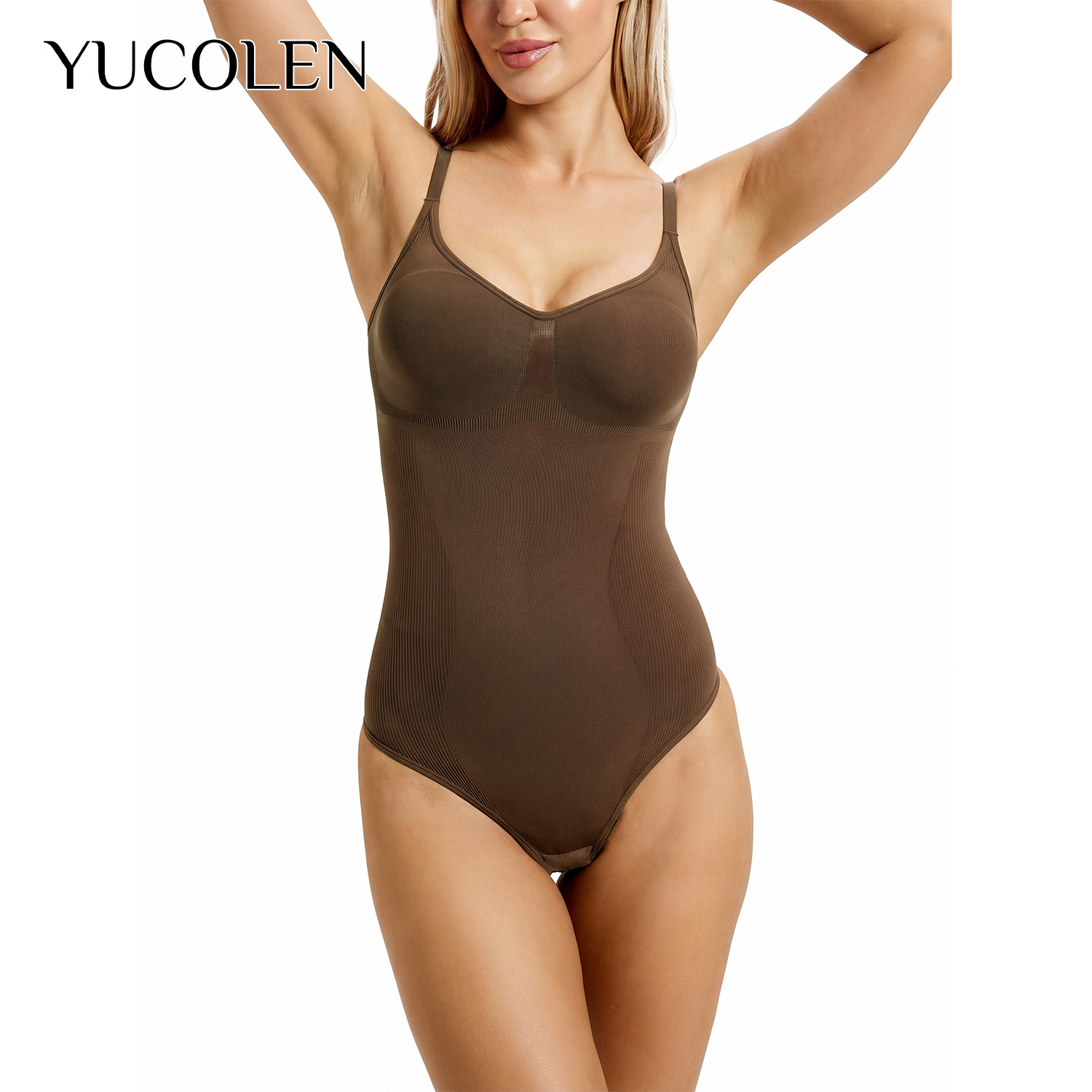 Женское боди YUCOLEN с U-образ – обзор и цена Shapewear Bodysuit Firm