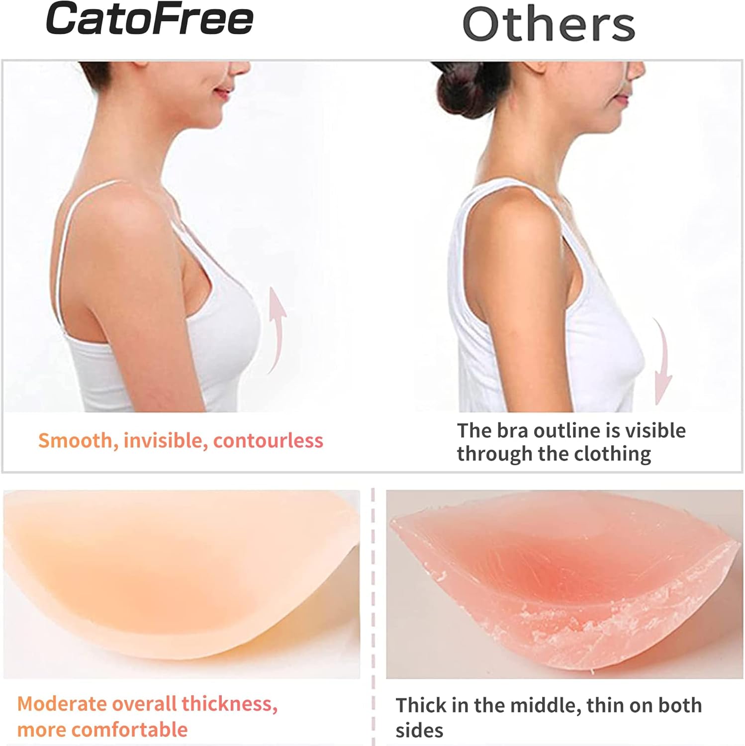 Бюстгальтер-пуш-ап без косточе – обзор и цена Silicone Bra Adhesive